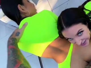 [AngelaWhite] - New Bgg Threesome With Youtube Star Lena