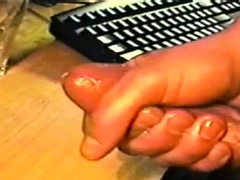 Vintage str8 stud solo jerking off