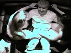 Two strippers 2-handed handjob