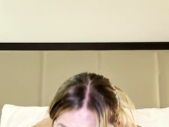 Hot young college slut lets me throat fuck her till I cum