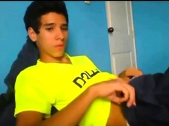Latin Amateur Twink Masturbating Solo
