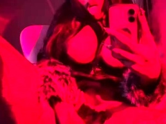 Cute curly brunette solo webcam masturbation